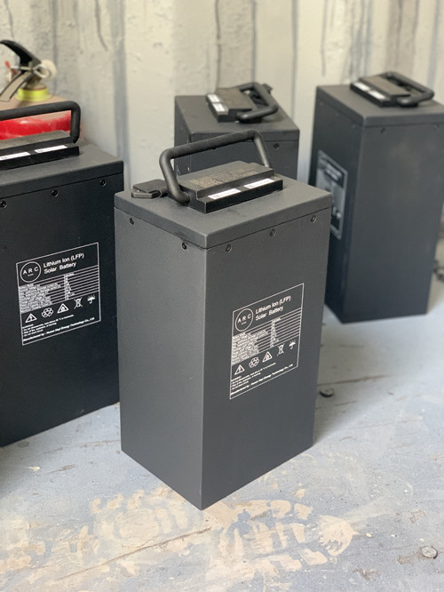 Electric motorcycle batteries